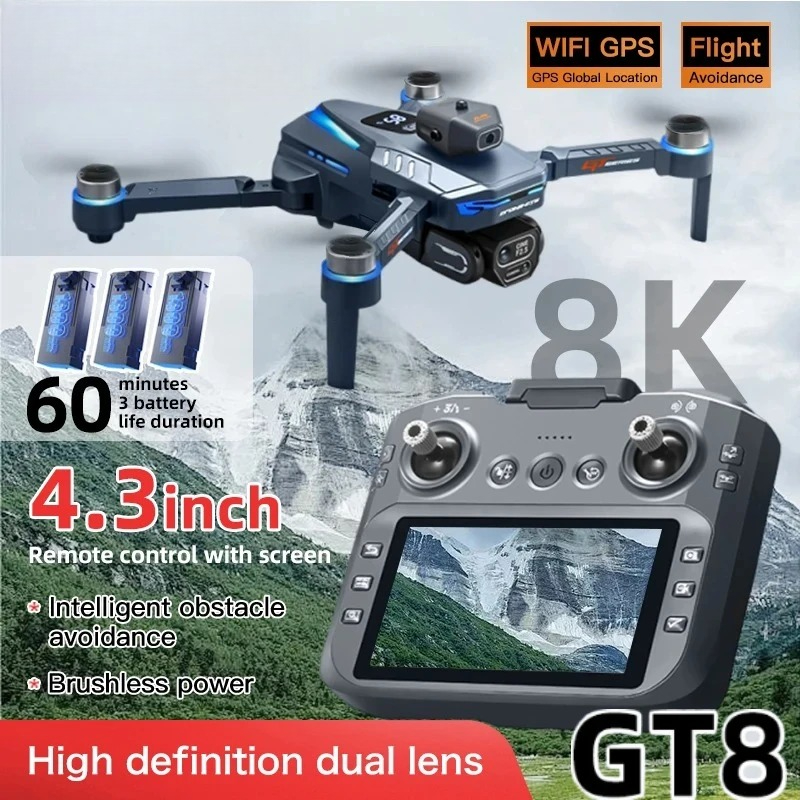 Original GT8 Drone 8K Professi - Drone Photogrammetry ulasan dan harga