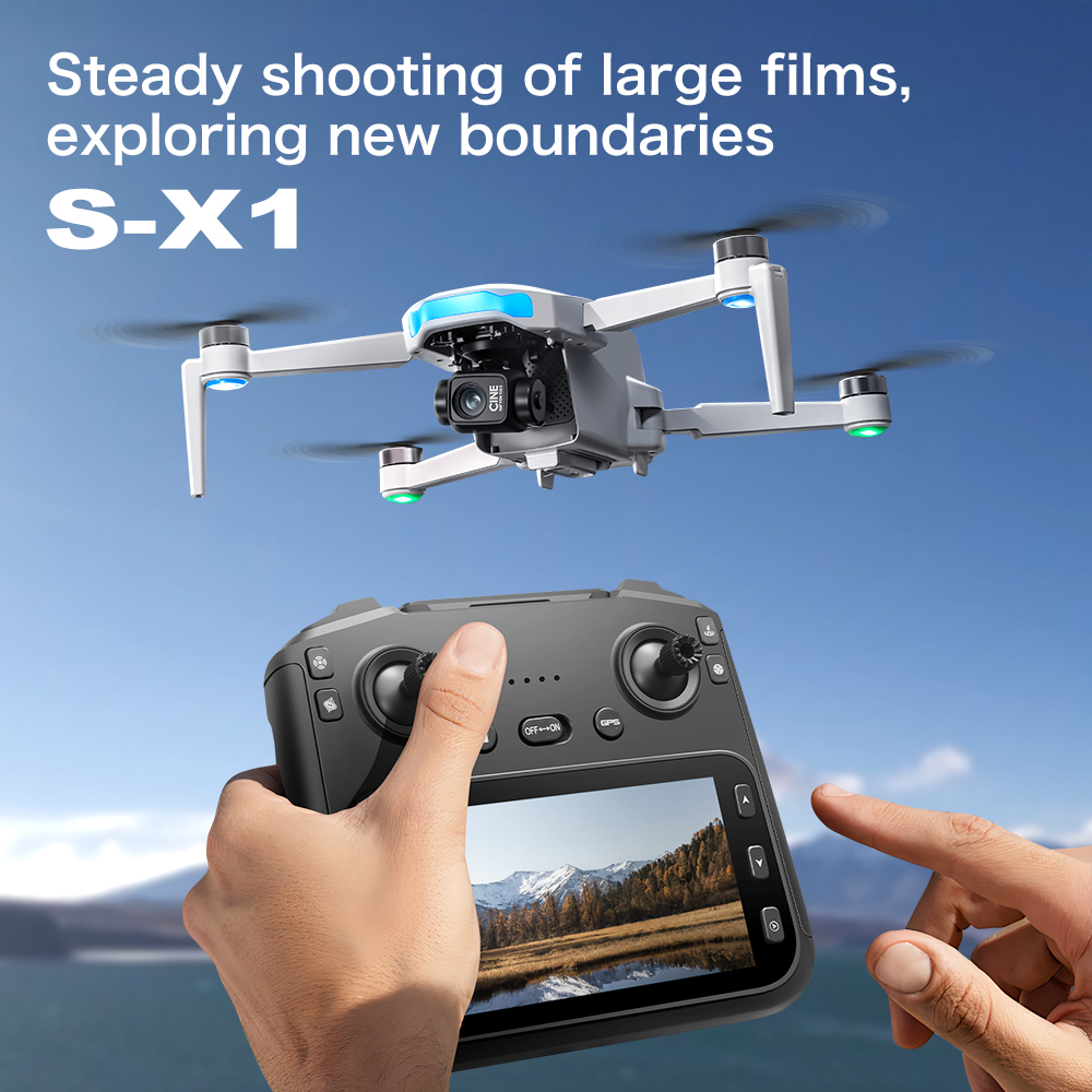 Original S-X1 GPS Drone 8KHD p - Drone Photogrammetry ulasan dan harga