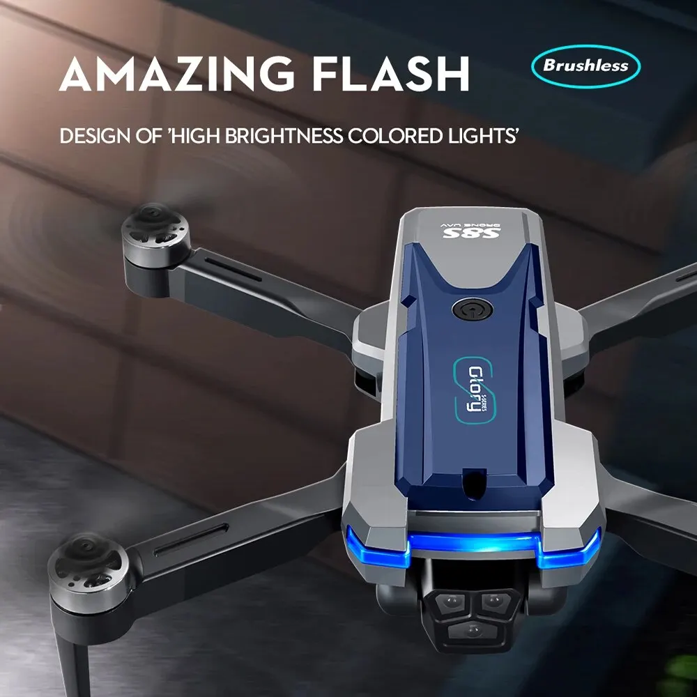 S8S GPS Drone 5G Wifi 8K HD Du - Drone Lidar ulasan dan harga